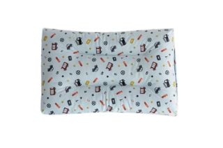 Picture of ANAIS Velvet Fabric Kids' Pillow (Blue Car)