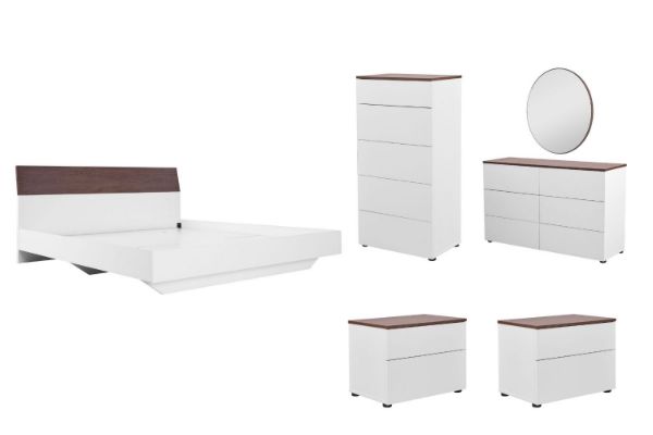 Picture of OLGA 4PC/5PC/6PC Bedroom Combo in Queen Size