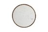 Picture of KASIA D89 Mango Wood Round Coffee Table With Marble Top