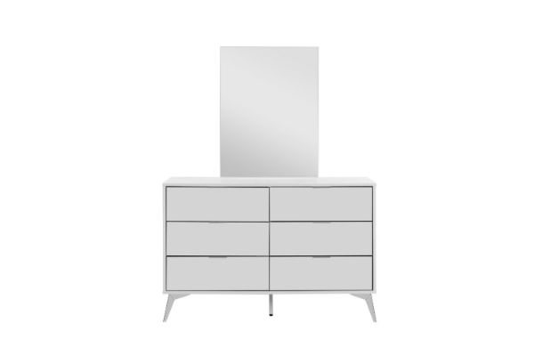 Picture of BRAYA 6-Drawer Dresser with Mirror