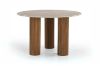 Picture of BLIX D120 Mango Wood Round Dining Table with Marble Top