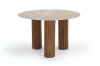 Picture of BLIX D120 Mango Wood Round Dining Table with Marble Top