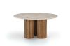 Picture of BLIX D68 Mango Wood Round Coffee Table with Marble Top