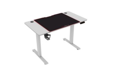 Picture of MATRIX 120 Electric Height Adjustable Standing Desk with Jumbo Mouse Pad (White)