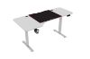 Picture of MATRIX 160 Electric L-Shape Height Adjustable Standing Desk with Jumbo Mouse Pad (White)