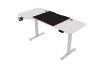 Picture of MATRIX 160 Electric L-Shape Height Adjustable Standing Desk with Jumbo Mouse Pad (White)