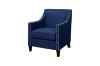 Picture of ABBEY Fabric Arm Chair (Skyblue)