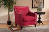 Picture of ABBEY Fabric Arm Chair (Red)