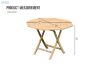 Picture of BALI Solid Teak Wood D120 Octangle Outdoor Table