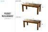 Picture of FLINDERS 180/210 Solid Pine Wood Dining Table 