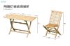 Picture of BALI Solid Teak Wood 5PC Outdoor Dining Set (Foldable Table)