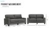 Picture of FAYE 3.5/2 Seater Fabric Sofa Range