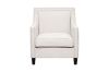 Picture of ABBEY Fabric Arm Chair (White)