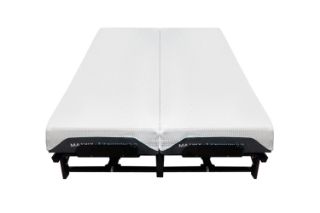 Picture of MATRIX Split Adjustable Bed Base & 2PC Memory Foam Mattresses Combo - Queen