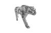 Picture of GEKO Large Silver Leopard Ornament Home Decoration (95cmx39cm )