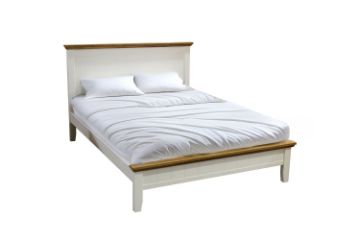 Picture of NOTTINGHAM  Queen/King/Super King Solid Oak Bed Frame (White)