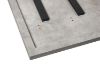 Picture of SYNERGYPLUS Dining Table with A-Frame Metal Legs (Cement Grey) - 200x100