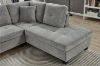 Picture of NEBULA Premium Sectional Sofa with Storage Ottoman & Drop-Down Console (Misty Grey)