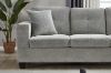 Picture of NEBULA Premium Sectional Sofa with Storage Ottoman & Drop-Down Console (Misty Grey)