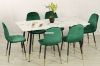 Picture of BIJOK 120/160  Dining Table (White Marble Look)