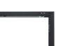 Picture of STARK Steel Frame 180x80cm 2-Door Transparent Glass Display Cabinet (Black)
