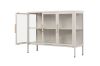 Picture of STARK 90x120cm 3-Door Transparent Glass Display Cabinet (Cream)