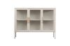 Picture of STARK 90x120cm 3-Door Transparent Glass Display Cabinet (Cream)