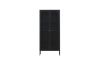 Picture of STARK 180x80cm 2-Door Transparent Glass Display Cabinet (Black)