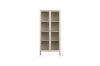 Picture of STARK 180x80cm 2-Door Transparent Glass Display Cabinet (Cream)