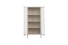 Picture of STARK 180x80cm 2-Door Transparent Glass Display Cabinet (Cream)