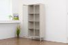 Picture of STARK Steel Frame 180x80cm 2-Door Transparent Glass Display Cabinet (Cream)