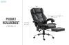 Picture of OPTIMUS Height Adjustable Massage Office Chair with Footrest