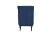 Picture of [FLOOR MODEL CLEARANCE] MERCURY Lounge Chair Black wood legs (Blue)