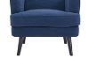 Picture of [FLOOR MODEL CLEARANCE] MERCURY Lounge Chair Black wood legs (Blue)