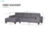 Picture of [FLOOR MODEL CLEARANCE] PURELAND Left-Facing Sectional Sofa