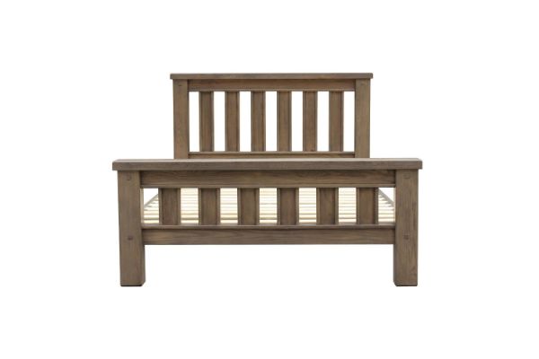 Picture of WESTMINSTER Solid Oak Bed Frame in Queen/ King / Super King Size (Walnut)