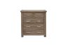 Picture of WESTMINSTER 5-Drawer Solid Oak Tallboy (Walnut)