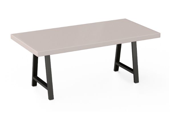 Picture of SYNERGYPLUS Dining Table with H72 Metal Legs (Champagne) - 200x100