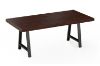 Picture of SYNERGYPLUS Dining Table with H72 Metal Legs (Walnut) - 160x90