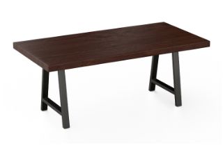 Picture of SYNERGYPLUS Dining Table with H72 Metal Legs (Walnut) - 180x90