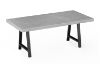 Picture of SYNERGYPLUS Dining Table with H72 Metal Legs (Cement Grey) - 160x90