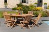 Picture of BALI 1.8M-2.4M Solid Teak Wood Extendable Outdoor Dining Set (7PC/9PC)