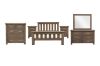 Picture of  WESTMINSTER Solid Oak Bedroom Combo (Walnut) - 6PC Queen Size