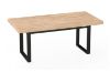 Picture of SYNERGYPLUS Dining Table with Square Metal Legs (Natural Oak) - 180x90