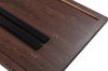 Picture of SYNERGYPLUS Dining Table with Trapezoid Metal Legs (Walnut) - 200x100