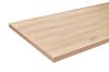 Picture of SYNERGYPLUS Dining Table with Trapezoid Metal Legs (Natural Oak) - 180x90