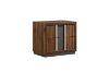 Picture of [FLOOR MODEL CLEARANCE] SANDRA Bedside Table (Walnut Colour)