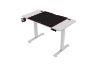 Picture of MATRIX 120 Electric Height Adjustable Desk with LED Display and Jumbo Mouse Pad (White)