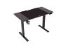 Picture of MATRIX 120 Electric Height Adjustable Desk with LED Display and Jumbo Mouse Pad (Black)