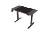 Picture of MATRIX 120 Electric Height Adjustable Desk with LED Display and Jumbo Mouse Pad (Black)